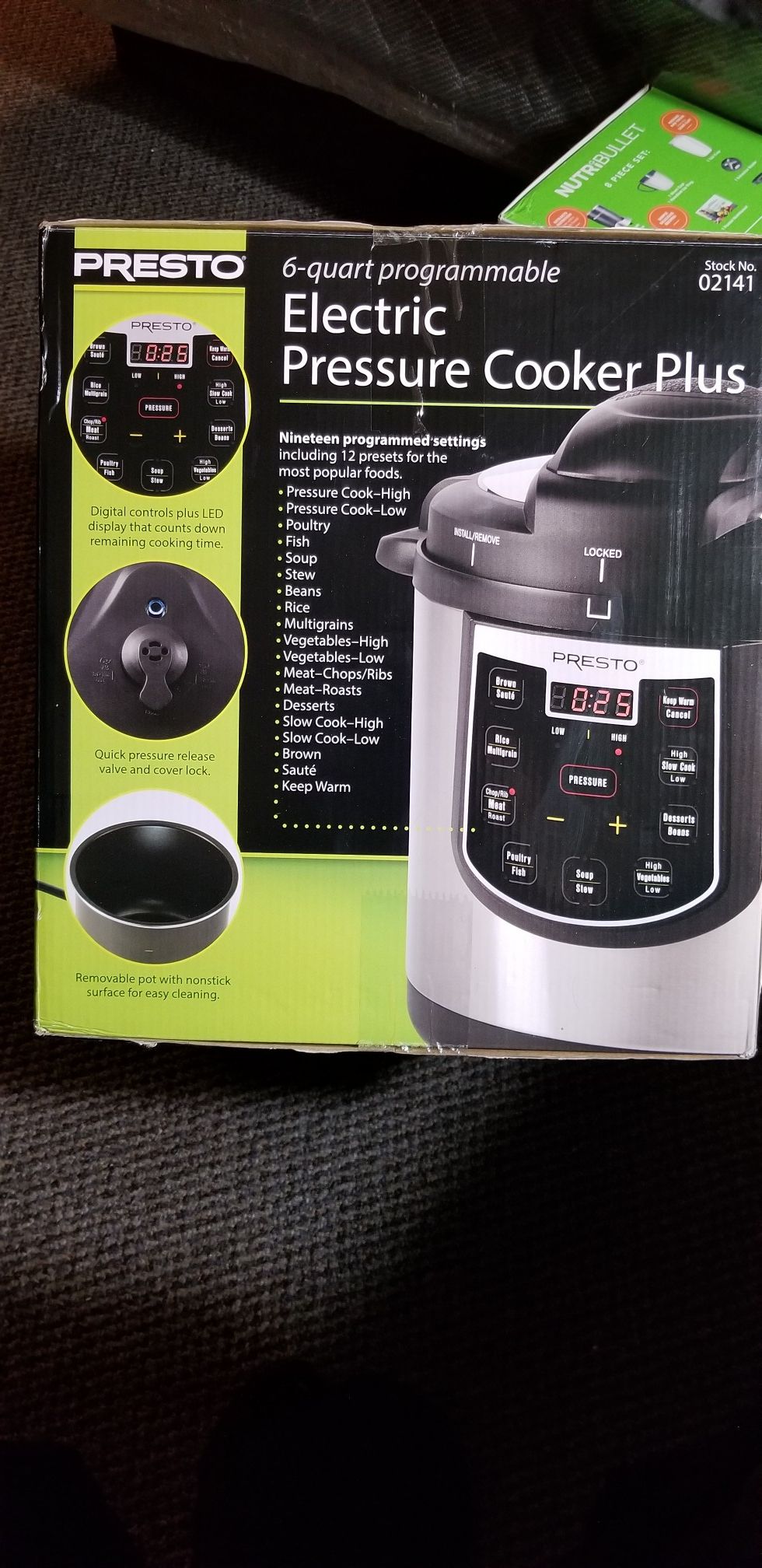 Prestó Olla Reina de presión eléctrica 6qt Electric pression cooker 6qt  Nuevas en su caja - New in Box for Sale in Miami, FL - OfferUp