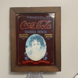 Vintage Coca-Cola sign very sparkly Red And Gold Art 
