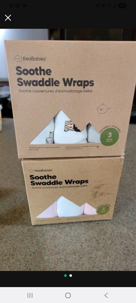 Sooth Swaddle Baby Wraps