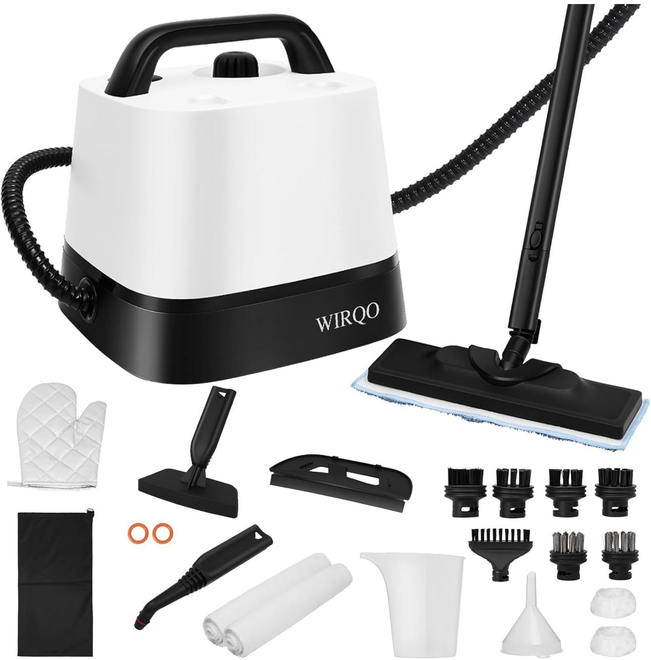 NEW Steam Cleaner with 24-Piece Attachments, Multipurpose Steamer Mop for Home, Floor, Car, Grout, Tile, Furniture, Carpet, Couch, Window, Wall, Uphol