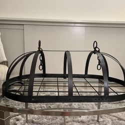 Ceiling Pot And Pans And Cooking Rack 