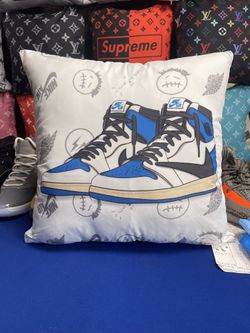 Jordan One Fragment Throw Pillow