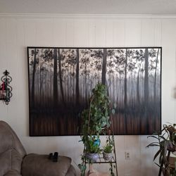 Sofa Huge Picture "Evening In The Forest".