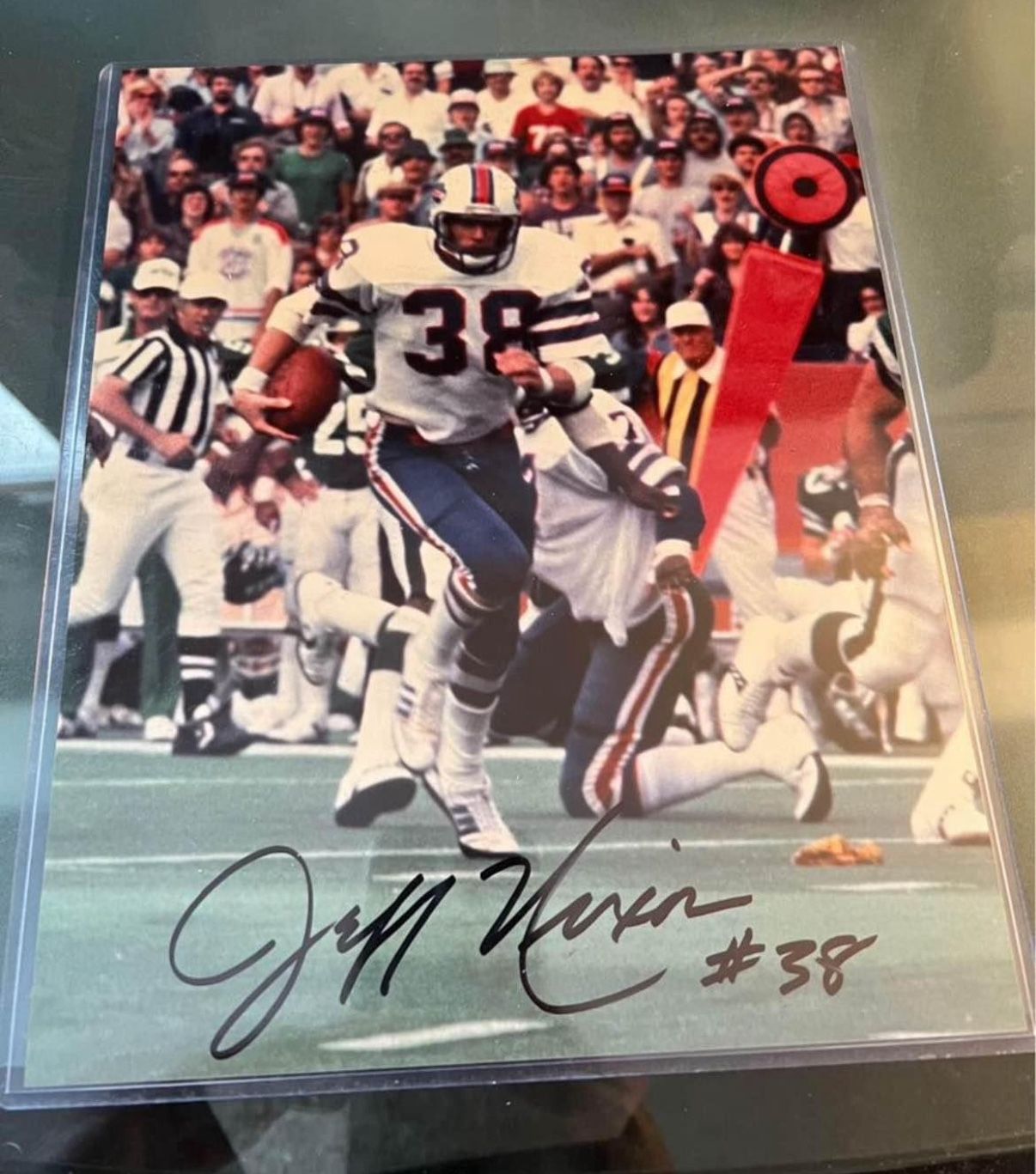 Buffalo Bills Jeff Nixon Signed 8-10 Photo