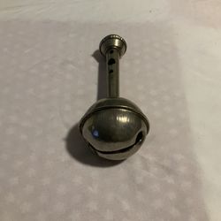 1920’s Tin Baby Rattle + Whistle $35