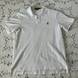 Ralph Lauren Polo White Adult Classic Medium