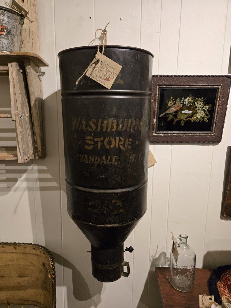 Antique Primitive Hanging Flour Sifter
