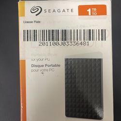 Seagate external drive 1TB 