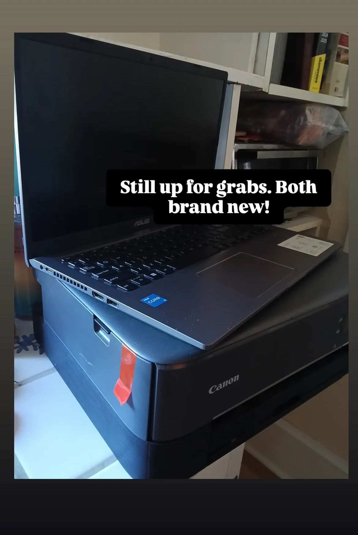 Laptop printer combo