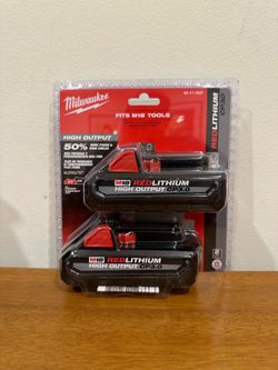 Milwaukee M18 Red Lithium High Output CP 3.0Ah Batteries (2-Pack) **Brand New**