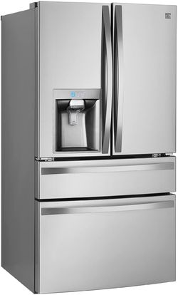 Like New - Kenmore Elite French Door Mega Capacity Refrigerator 30 Cu. Ft. 4-Door Bottom-Freezer!