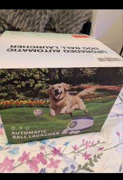 Brand new unopened automatic ball launcher for dogs pets