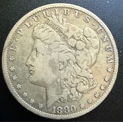 1880 Morgan Silver Dollar Circulated
