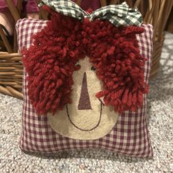 Small Raggedy Ann Pillow