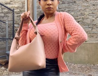 Knotted Shoulder Bag Hobo, Tan Vegan Leather-Elizabeth and James