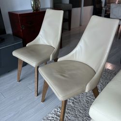 LEATHER CHAIRS