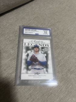 Dodgers Ohtani Baseball Card Grade 10