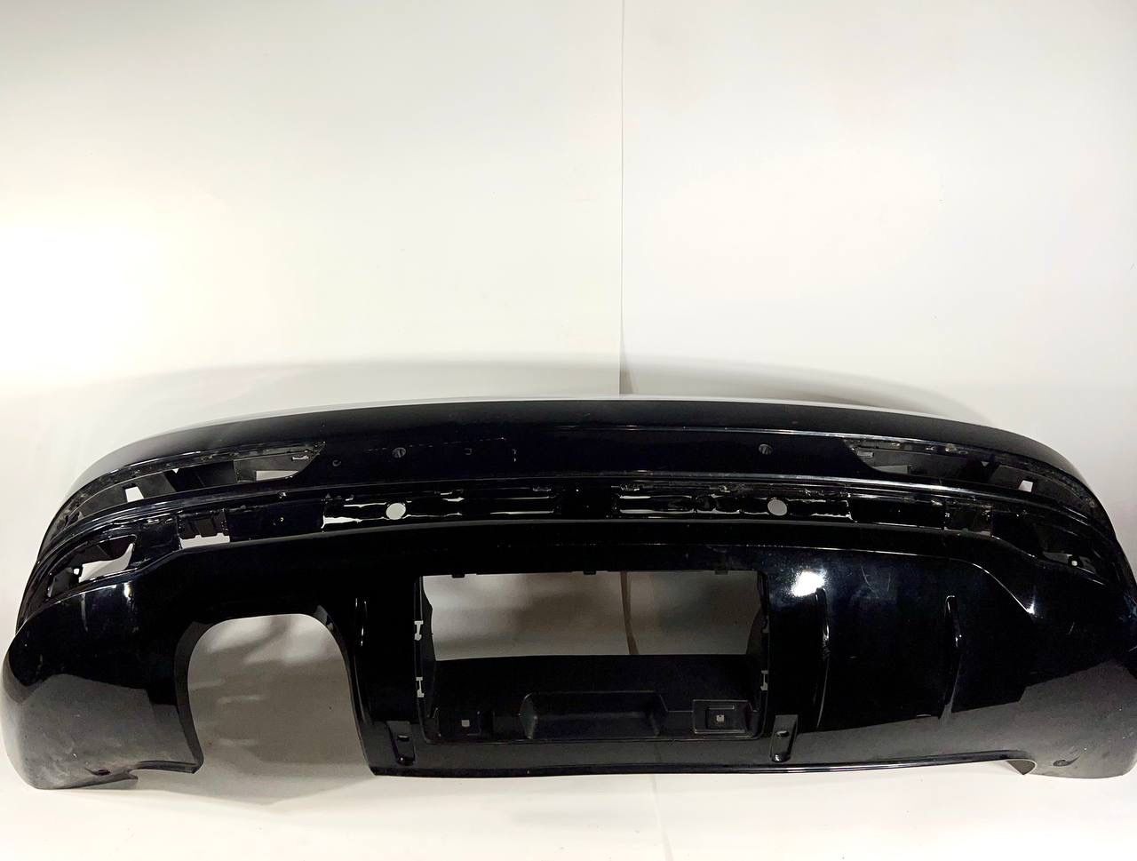 2015 2016 2017 2018 15 16 17 18 AUDI Q3 S-LINE REAR BUMPER COVER ORIGINAL OEM BLACK PAINT