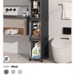 3 Tiers Narrow Storage 