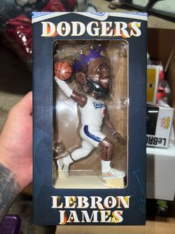 LeBron James Dodgers Bobblehead Figure