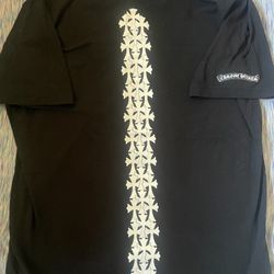 Chrome Hearts Black T-Shirt - Size Large