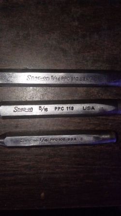 Snap-on Punch/Chisel Set of 3