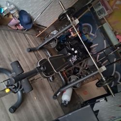 Bench Set With WeightS N Smaller Bar