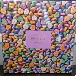 PINK SKY “LOVE HEARTS” Candy Hearts 20x20 Jigsaw puzzle  500 PCs PUZZLE  Factory Sealed