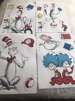 Dr Seuss™ Large Characters Set (4 - 24x17 sheets)