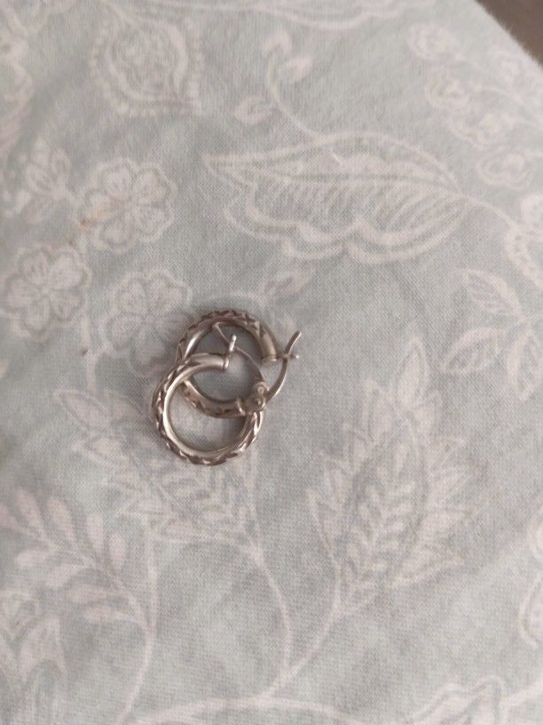 Earrings Silver For A Girl