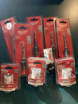 Milwaukee Hole Saw And Arbor 30 A Set