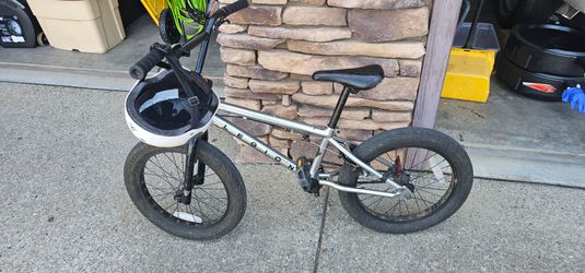 Kids Mongoose BMX Bike & Helmet