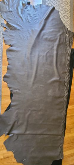 Grey Leather Half Hide