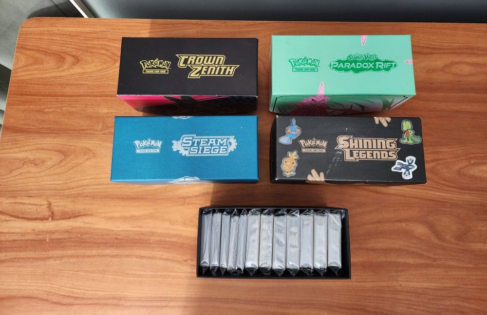 Pokemon Card Lot 500+ Cards (Less than $0.15 per card) ETB Box, & FREE SHIPPING!