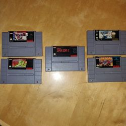 Nintendo SNES Games Super Nintendo Classic Vintage Gaming 