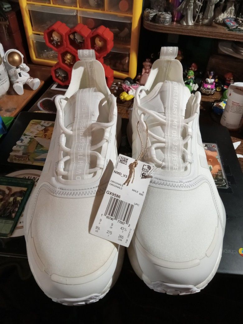 Adidas NMD V3 Mens Running Shoes White GX9586 NEW Size 9.5