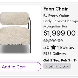 Feen Chair Mongolian Fur