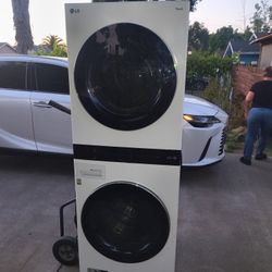 LG ThinQ Stackable Washer And Dryer Wifi And App