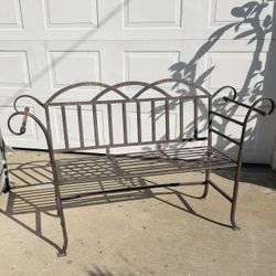 Metal Garden Bench