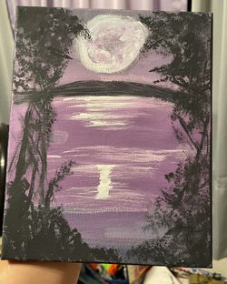 Full Moon Painting ✨ 🌚