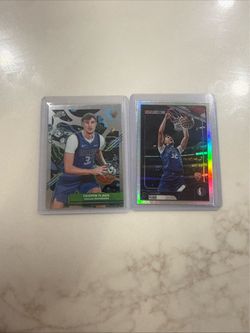 (2) Topps 2025-2026 NBA Hoops Cooper Flagg Rookie #35 Dallas Mavericks