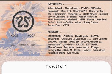 CRSSD 2 day GA