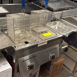 New Stainless Deep Fryer / Nuevo Fridora De Gas Propano