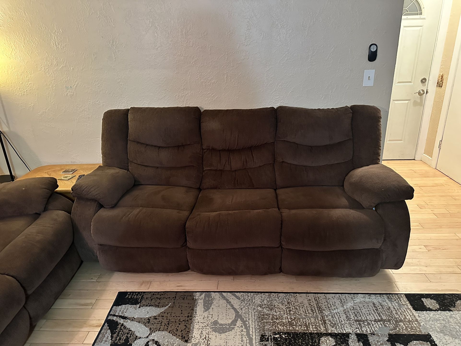 Recliner Couch and Love Seat