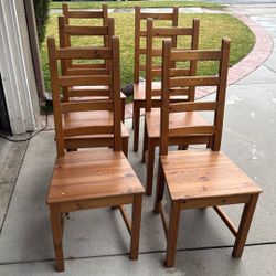 Kitchen Chairs 100% Wood