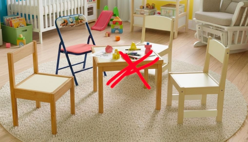 $50 for ALL four toddler children's assorted chair bundle rocking chair