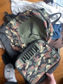 Puma Camo Backpack and Lunch Box Set