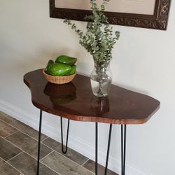 Black Walnut Table - Gloss Finish - Hand Made