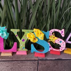 Party Wooden Letters
