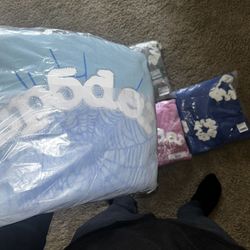 “Sky Blue Sp5der Web Hoodie